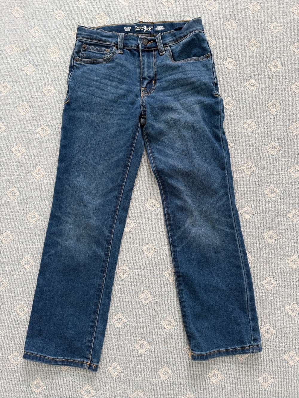 Cat & Jack Kids Medium Blue Straight-Leg Jeans
